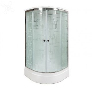 Душевая кабина Deto ЕМ2710 с электрикой (эл.) 100х100х220 см